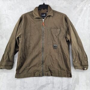 Levi's SilverTab Jacket Mens Large Brown Vintage Full Zip Utility Workwear